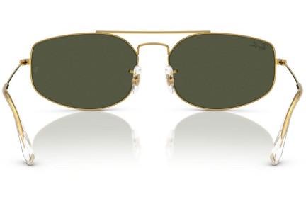 Solglasögon Ray-Ban RB3845 919631 Rektangulära Guld