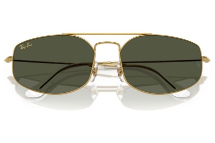 Solglasögon Ray-Ban RB3845 919631 Rektangulära Guld