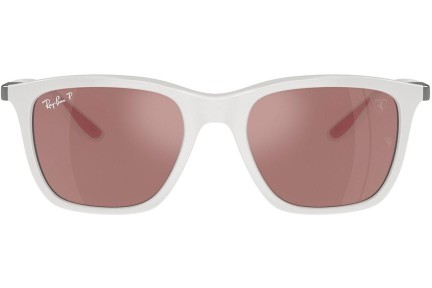 Solglasögon Ray-Ban RB4433M F625H2 Polarized Rektangulära Vit