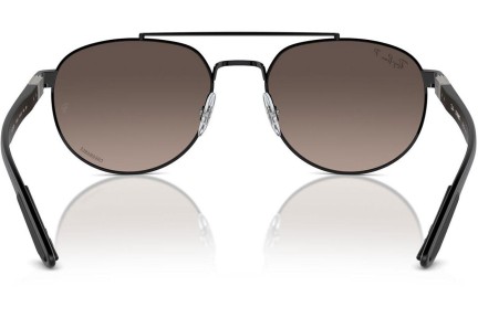 Solglasögon Ray-Ban RB3736CH 002/5J Polarized Rektangulära Svart