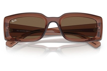 Solglasögon Ray-Ban Kiliane RB4395 667873 Rektangulära Brun