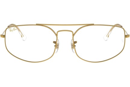 Glasögon Ray-Ban RX6545 3086 Rektangulära Guld