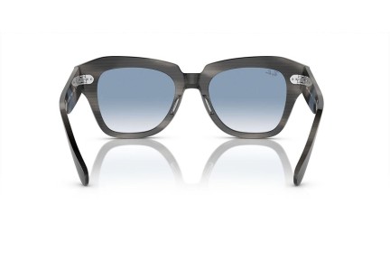 Solglasögon Ray-Ban State Street RB2186 14043F Fyrkantig Grå