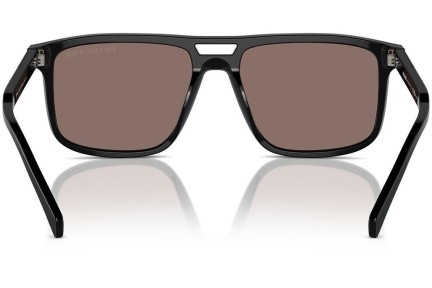 Solglasögon Prada PRA22S 16K30H Polarized Fyrkantig Svart