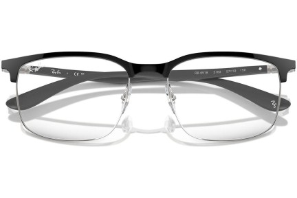 Glasögon Ray-Ban RX6518 3163 Fyrkantig Silver