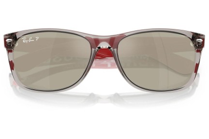 Solglasögon Ray-Ban New Wayfarer RB2132 679759 Polarized Fyrkantig Grå