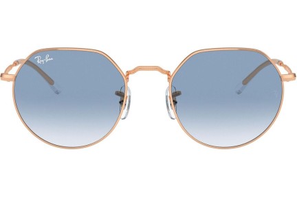 Solglasögon Ray-Ban Jack RB3565 92023F Runda Guld