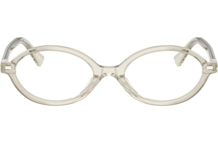 Glasögon Miu Miu MU01XV 12U1O1 Oval Beige