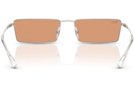 Solglasögon Ray-Ban RB3741 003/7 Rektangulära Silver