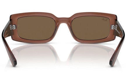 Solglasögon Ray-Ban Kiliane RB4395 667873 Rektangulära Brun