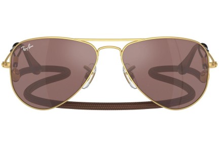 Solglasögon Ray-Ban Junior Aviator Junior RJ9506S 223/6G Pilot Guld