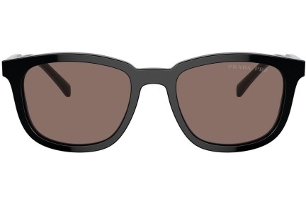 Solglasögon Prada PRA21SF 16K30H Polarized Fyrkantig Svart