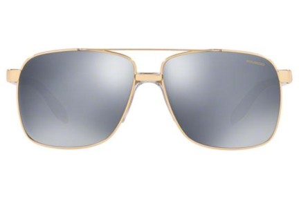 Solglasögon Versace VE2174 1002Z3 Polarized Fyrkantig Guld