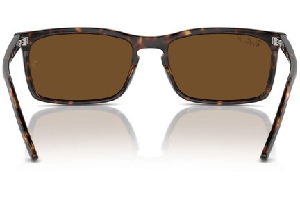 Solglasögon Ray-Ban RB4435 902/57 Polarized Rektangulära Havana