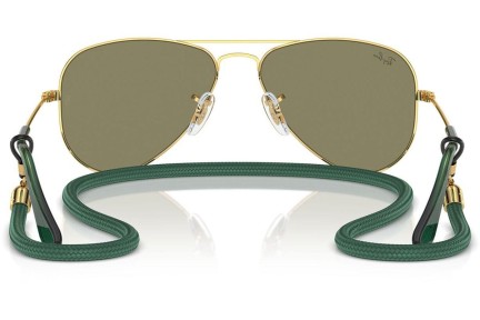 Solglasögon Ray-Ban Junior Aviator Junior RJ9506S 223/6R Pilot Guld