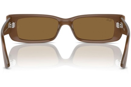 Solglasögon Ray-Ban RB4425 677973 Rektangulära Brun