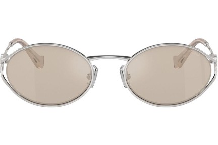 Solglasögon Miu Miu MU52YS 1BC10F Oval Silver