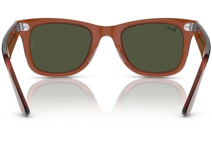 Solglasögon Ray-Ban Wayfarer RB2140F 677631 Fyrkantig Brun