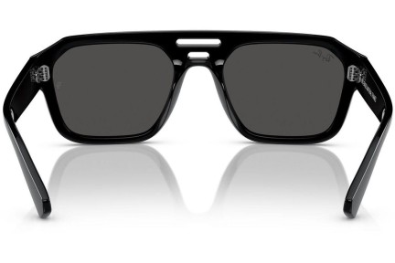 Solglasögon Ray-Ban Corrigan RB4397 667787 Flat Top Svart