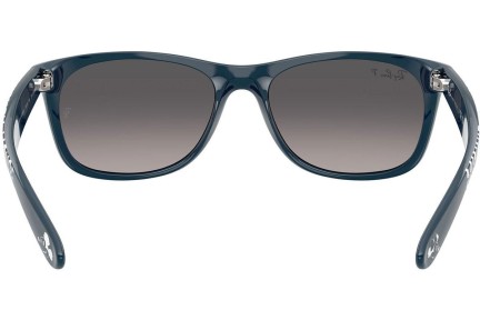 Solglasögon Ray-Ban New Wayfarer RB2132 6796M3 Polarized Fyrkantig Blå