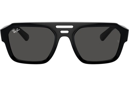 Solglasögon Ray-Ban Corrigan RB4397 667787 Flat Top Svart