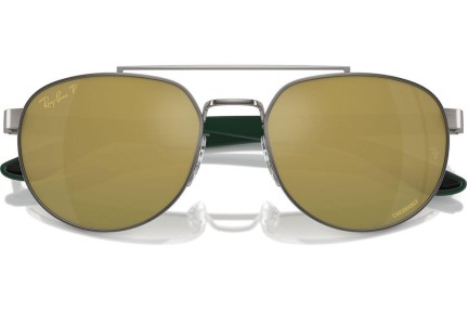 Solglasögon Ray-Ban RB3736CH 92696O Polarized Rektangulära Grå