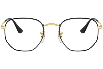 Glasögon Ray-Ban Hexagonal RX6448 3175 Fyrkantig Guld