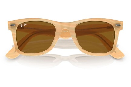 Solglasögon Ray-Ban Wayfarer RB2140F 140833 Fyrkantig Brun