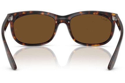 Solglasögon Ray-Ban RB2389 902/57 Polarized Rektangulära Havana