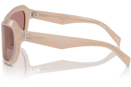 Solglasögon Prada PRA27SF 19R10D Cat Eye Beige