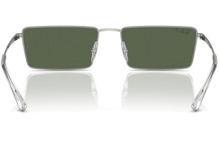 Solglasögon Ray-Ban RB3741 003/9A Polarized Rektangulära Silver