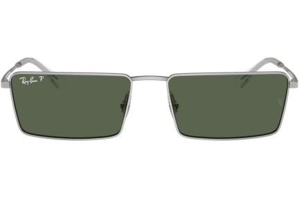 Solglasögon Ray-Ban RB3741 003/9A Polarized Rektangulära Silver