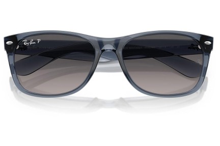 Solglasögon Ray-Ban New Wayfarer RB2132 6592M3 Polarized Fyrkantig Blå