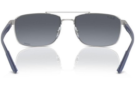 Solglasögon Ray-Ban RB3737CH 003/J0 Polarized Rektangulära Silver