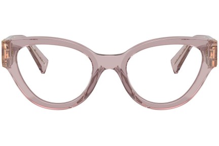 Glasögon Miu Miu MU01VV 12W1O1 Oval Rosa