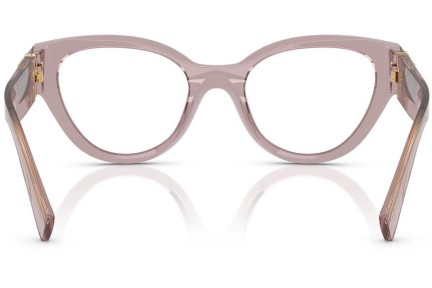 Glasögon Miu Miu MU01VV 12W1O1 Oval Rosa