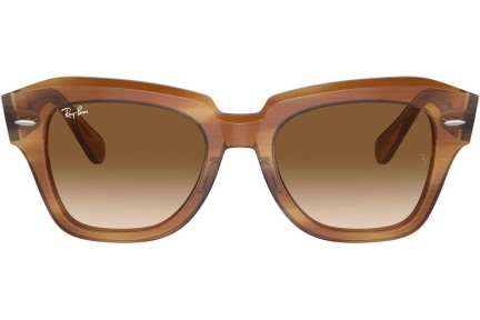 Solglasögon Ray-Ban State Street RB2186 140351 Fyrkantig Brun