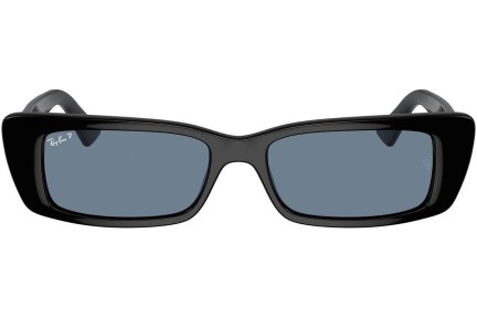 Solglasögon Ray-Ban RB4425 66772V Polarized Rektangulära Svart