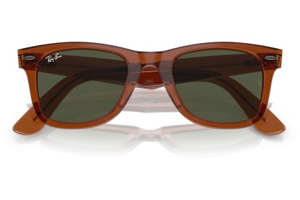 Solglasögon Ray-Ban Wayfarer RB2140F 677631 Fyrkantig Brun