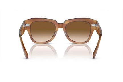 Solglasögon Ray-Ban State Street RB2186 140351 Fyrkantig Brun