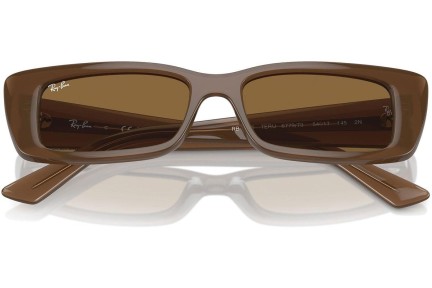 Solglasögon Ray-Ban RB4425 677973 Rektangulära Brun