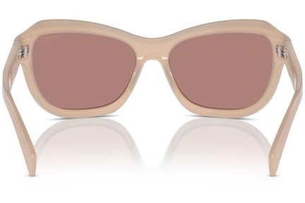 Solglasögon Prada PRA27SF 19R10D Cat Eye Beige