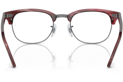 Glasögon Ray-Ban Clubmaster RX5154 8376 Browline Röd