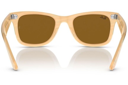 Solglasögon Ray-Ban Wayfarer RB2140F 140833 Fyrkantig Brun