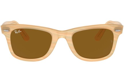 Solglasögon Ray-Ban Wayfarer RB2140F 140833 Fyrkantig Brun