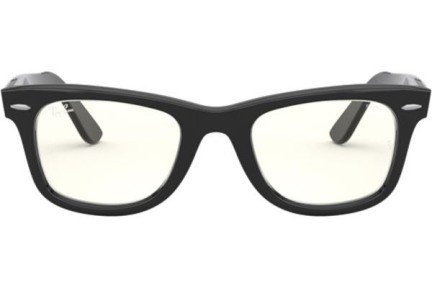 Solglasögon Ray-Ban Wayfarer Everglasses RB2140 901/5F blue-light [non-prescription] Fyrkantig Svart