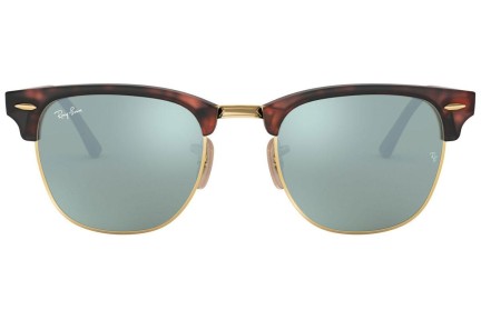 Solglasögon Ray-Ban Clubmaster Flash Lenses RB3016 114530 Browline Havana