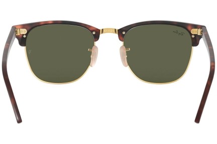 Solglasögon Ray-Ban Clubmaster Flash Lenses RB3016 114530 Browline Havana