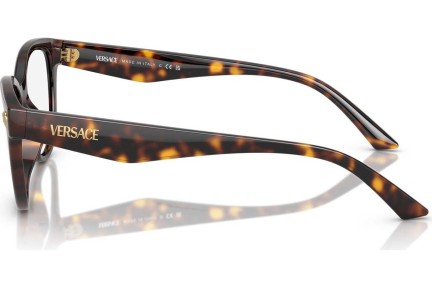 Glasögon Versace VE3365U 108 Cat Eye Havana