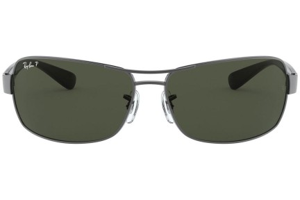 Solglasögon Ray-Ban RB3379 004/58 Polarized Rektangulära Silver